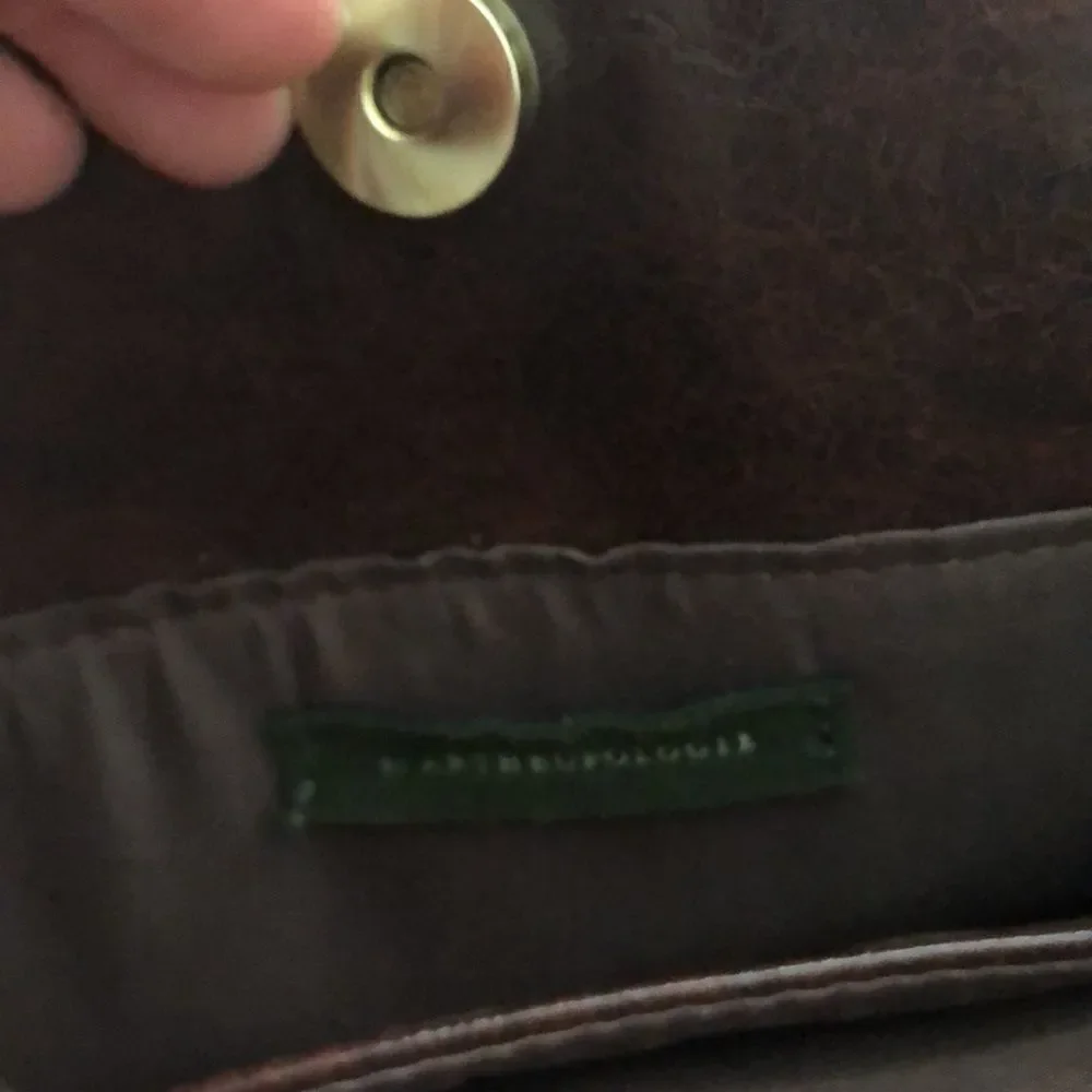 Anthropologie Tortoiseshell brown Crossbody bag.